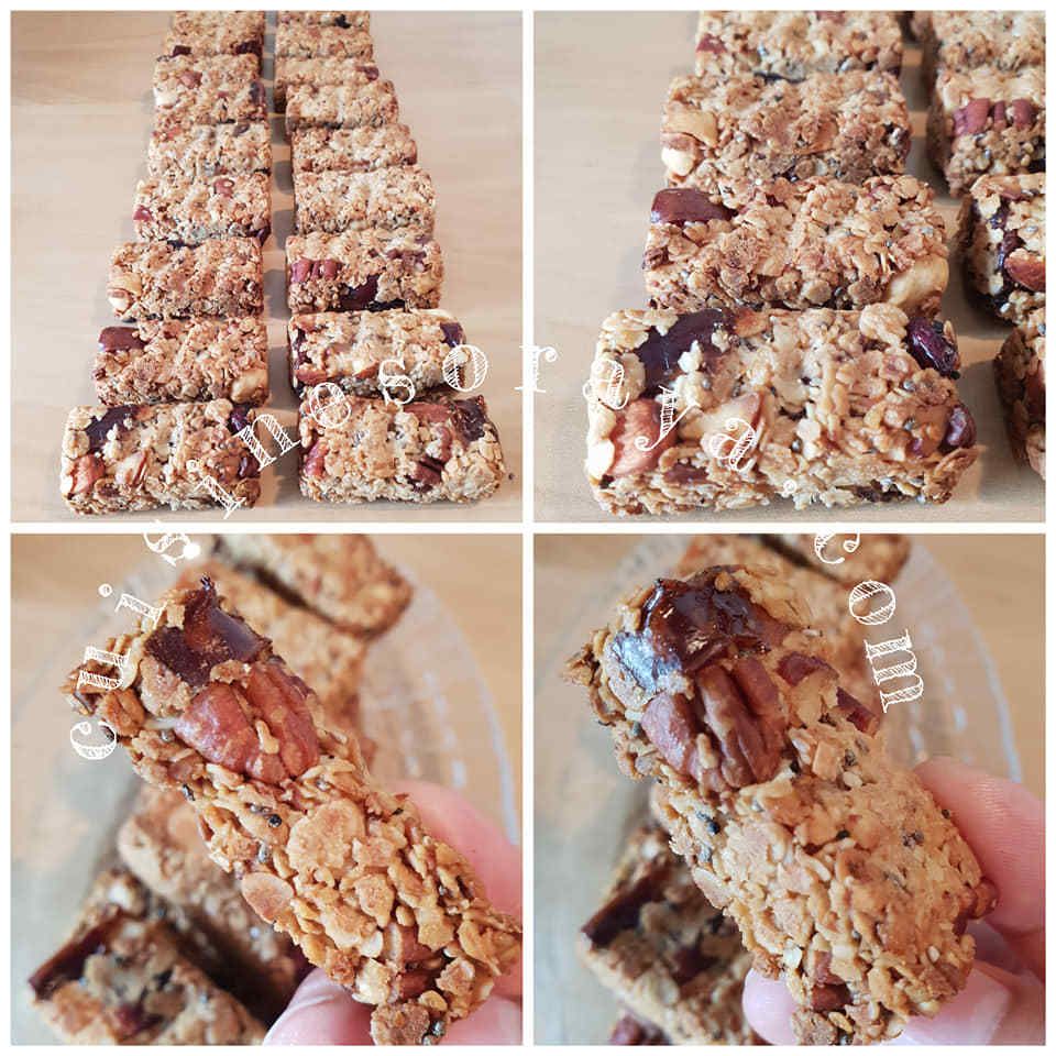 Barres de céréales aux fruits secs