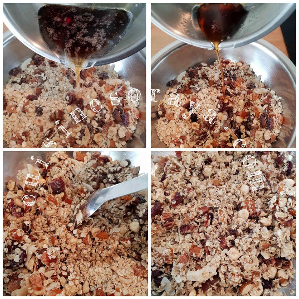 Barres de céréales aux fruits secs