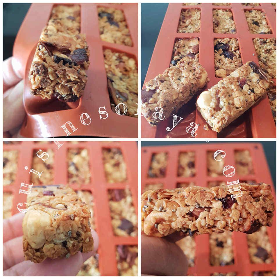 Barres de céréales aux fruits secs