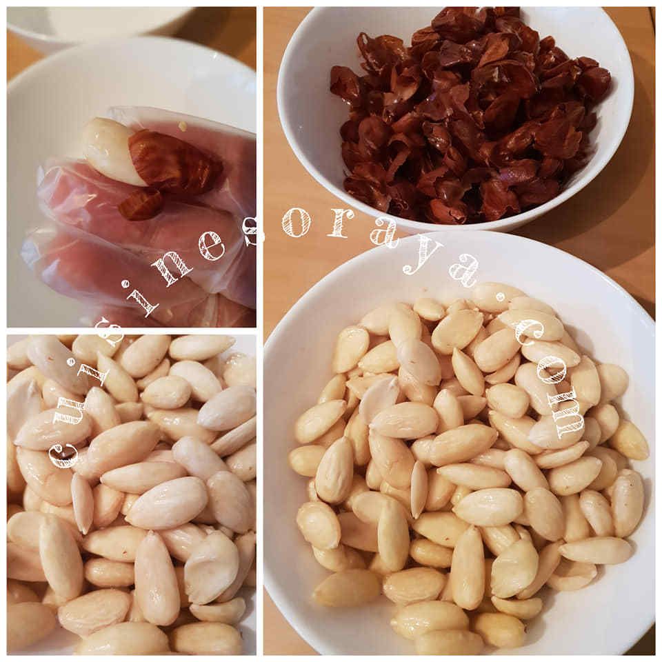 Tajine viande aux pruneaux, abricots et amandes