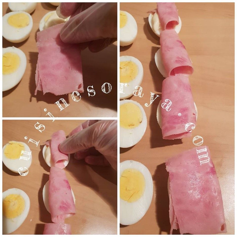 Oeuf dur façon burger