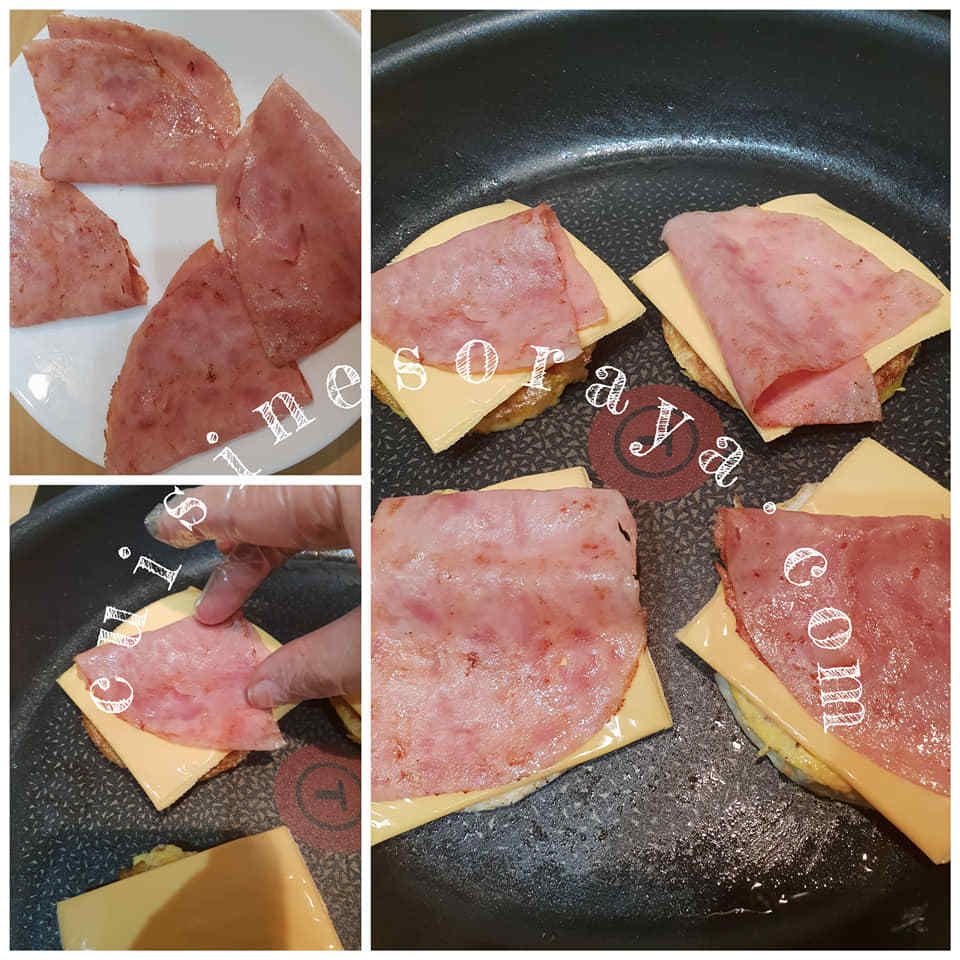 Eggs burger sans pain