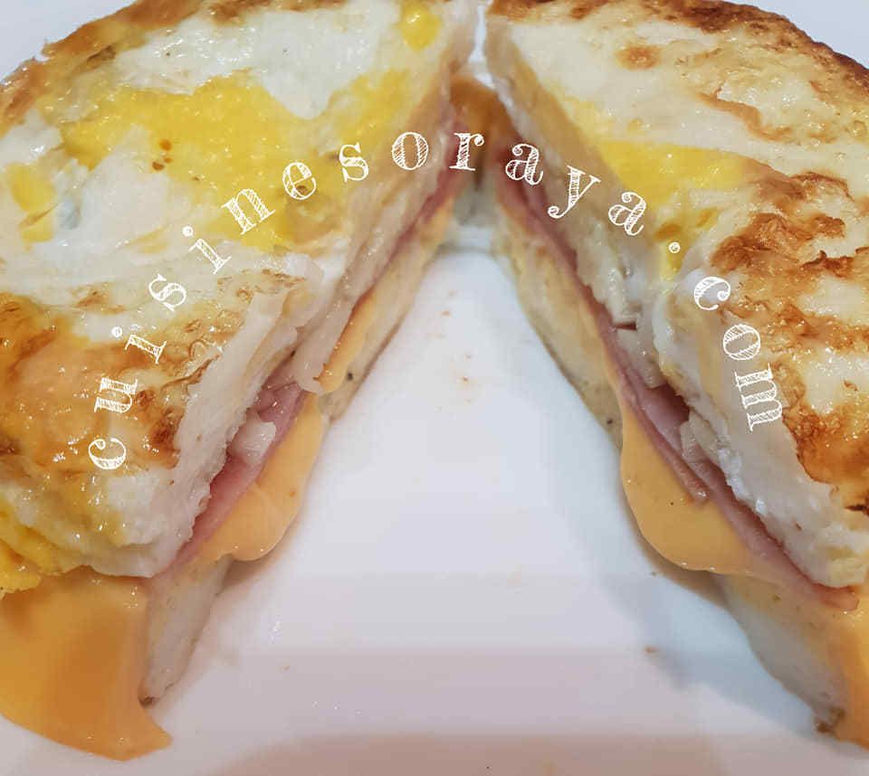 Eggs burger sans pain