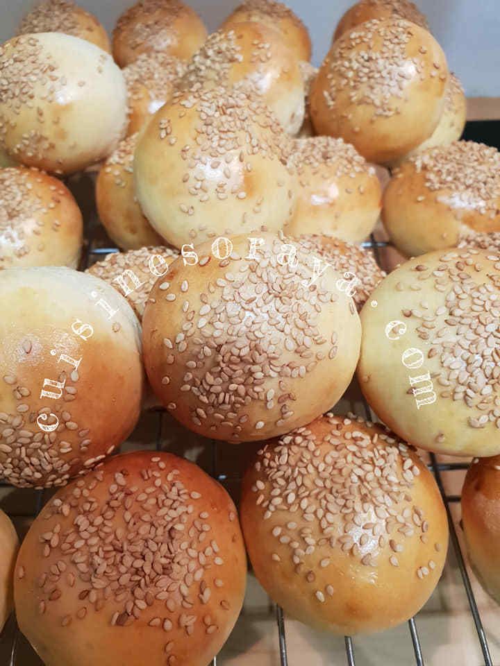 Mini pain burger et mini burger poulet