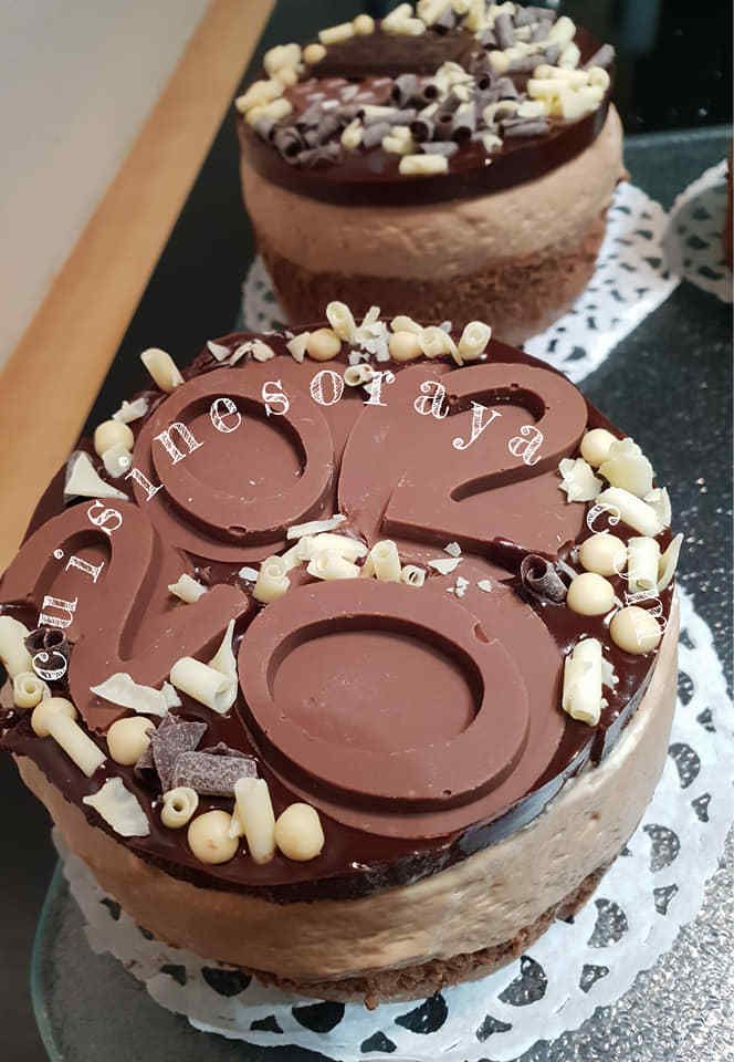 Gâteau 3 chocolats individuel