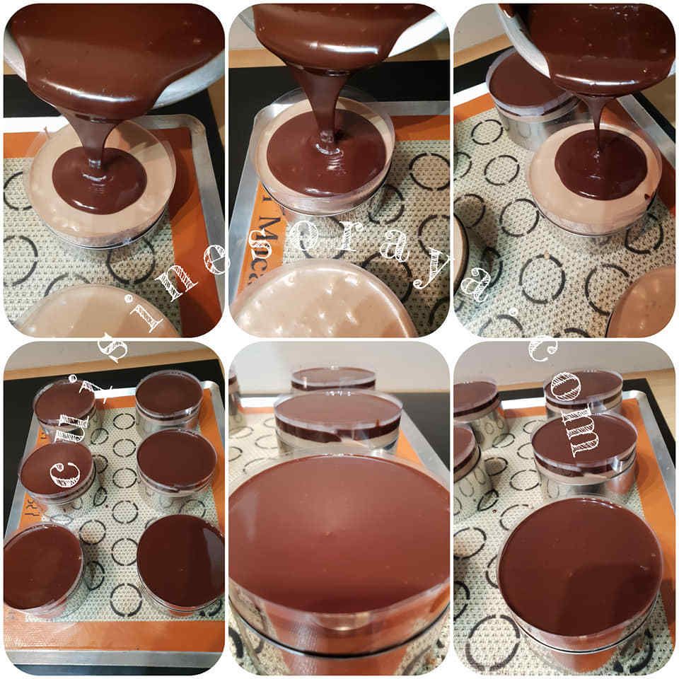 Gâteau 3 chocolats individuel