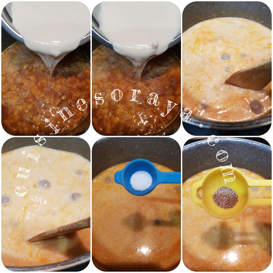 Soupe au yaourt, menthe et boulette de viande bien complète -  yoğurtlu çorbası