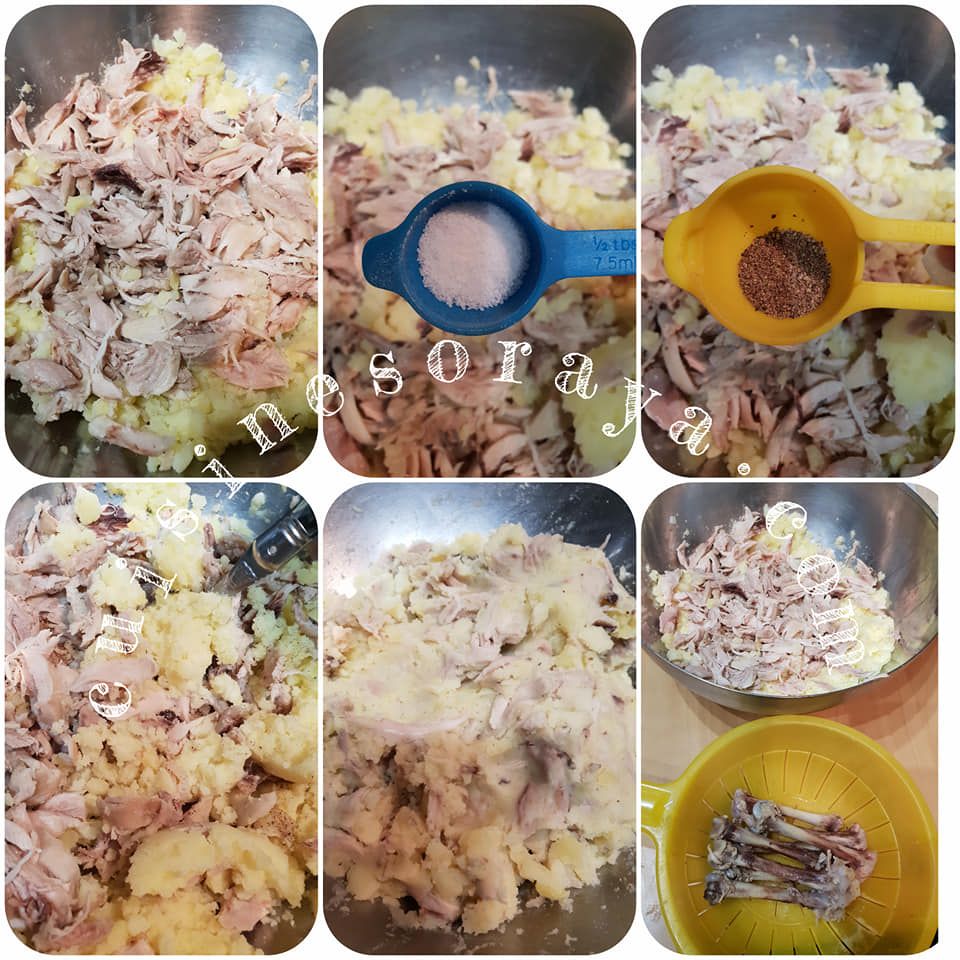 Poulet croustillant aux pommes de terre