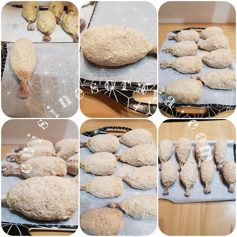 Poulet croustillant aux pommes de terre