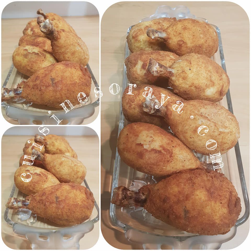 Poulet croustillant aux pommes de terre