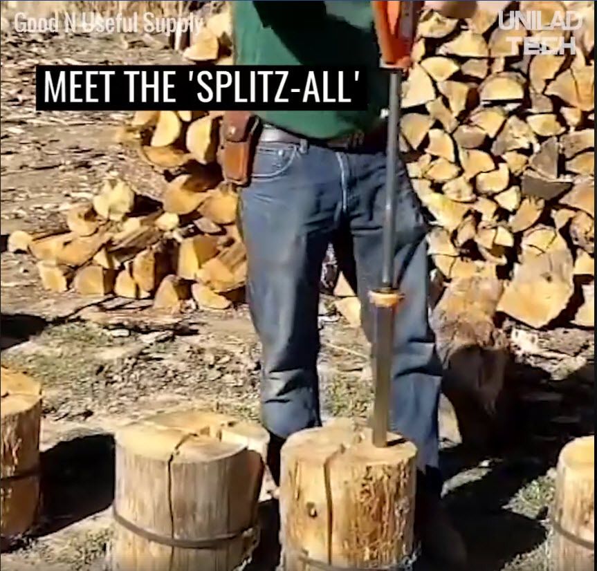 UNILAD juge le SPLITZ-ALL : Outil révolutionnaire pour fendre les bûches de bois en bois de chauffage