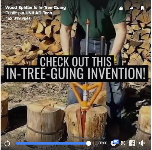 UNILAD juge le SPLITZ-ALL : Outil révolutionnaire pour fendre les bûches de bois en bois de chauffage