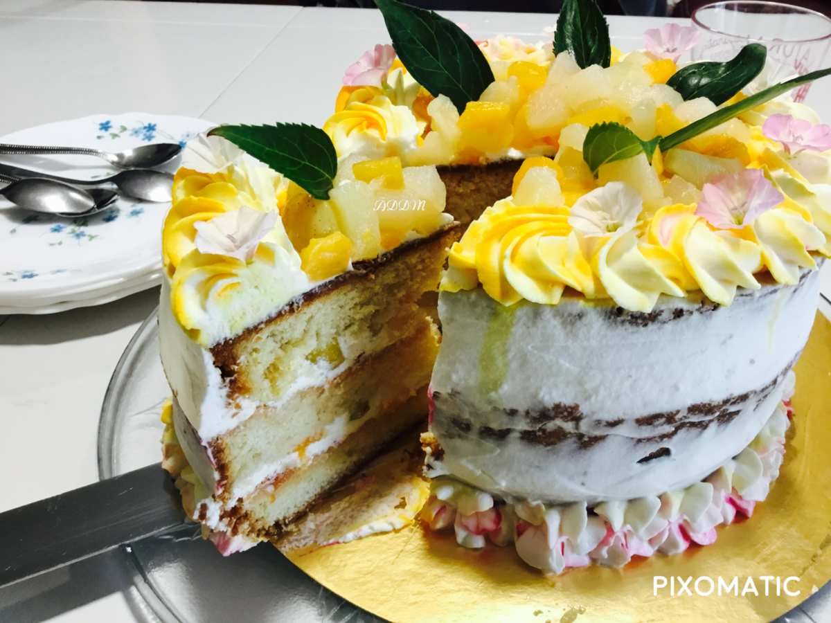 Nude Cake Tutti Frutti By Marysette Aux Delices De Marysette Nude Cake Tutti Frutti By Marysette Aux Delices De Marysette