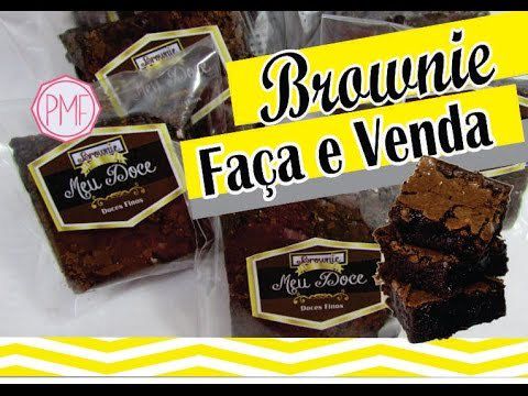 Curso de brownie. Como fazer Brownie e ganhar dinheiro vendendo