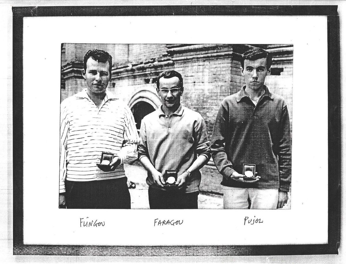 Photo pétanque souvenir. Papy's Petanqueurs