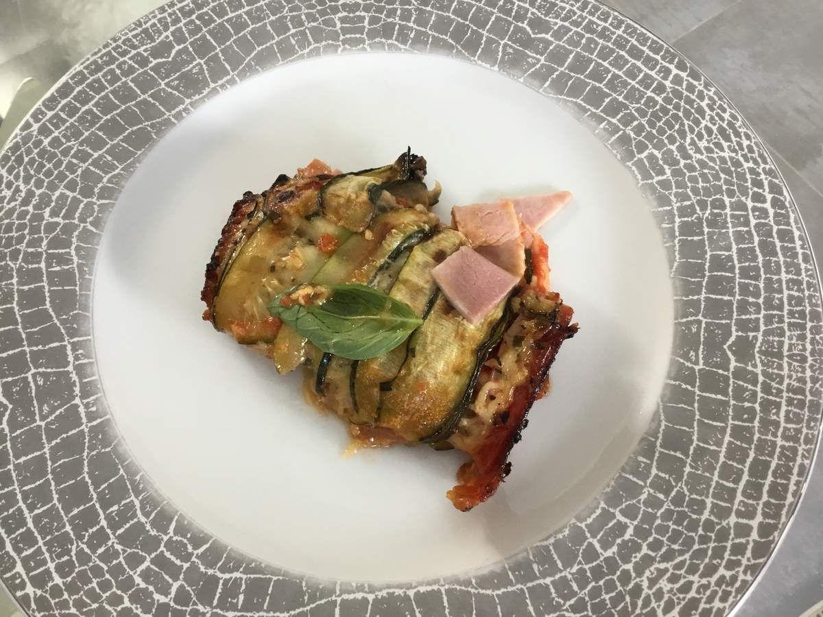 Terrine de courgettes, jambon, mozzarella Recettes et tables de Jo