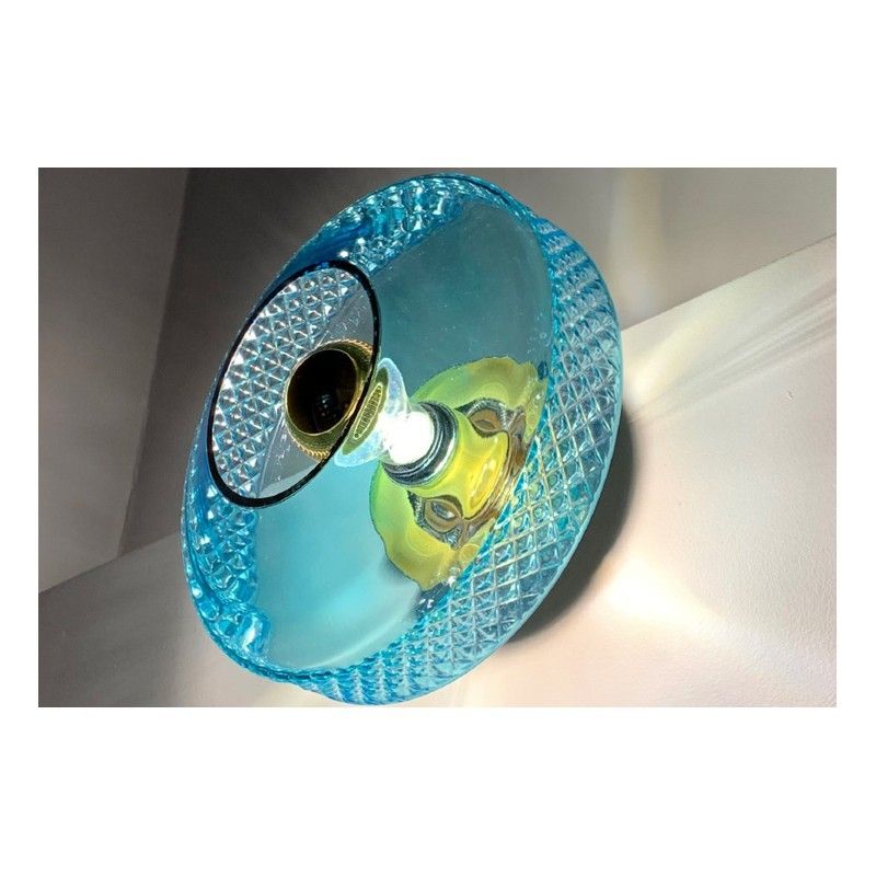 Applique Kelly d'Elements Lighting en vente sur www.ComptoirElecEtDesign.com . Applique en verre
