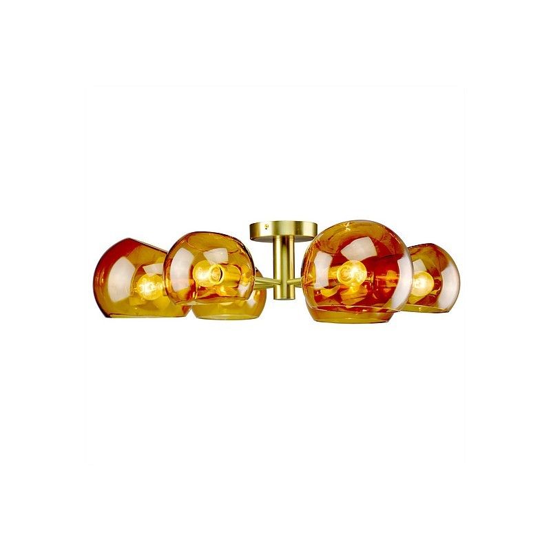 Plafonnier et suspension en verre Olga d’Éléments Lighting  en vente sur Comptoir Elec & Design, revendeur en ligne officiel