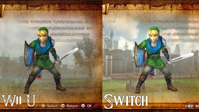 Comparaison vidéo - Hyrule Warriors Wii U vs Switch - Royal Nintendo Switch