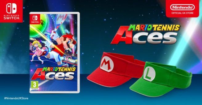 Pré-commande Mario Tennis Aces sur le magasin Nintendo UK, obtenez une  visière Mario ou Luigi - Royal Nintendo Switch