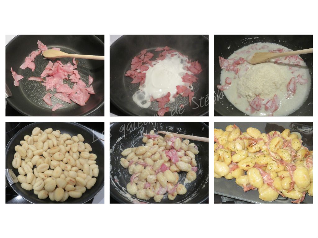 Gnocchi bacon parmesan - Recettes faciles - Les gâteaux de Stéph