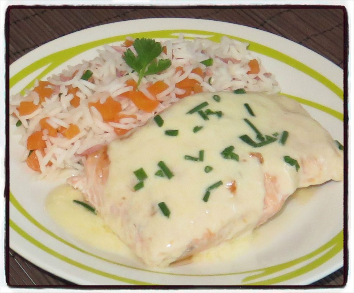 Pavé de saumon sauce citron - Recettes faciles - Les gâteaux de Stéph