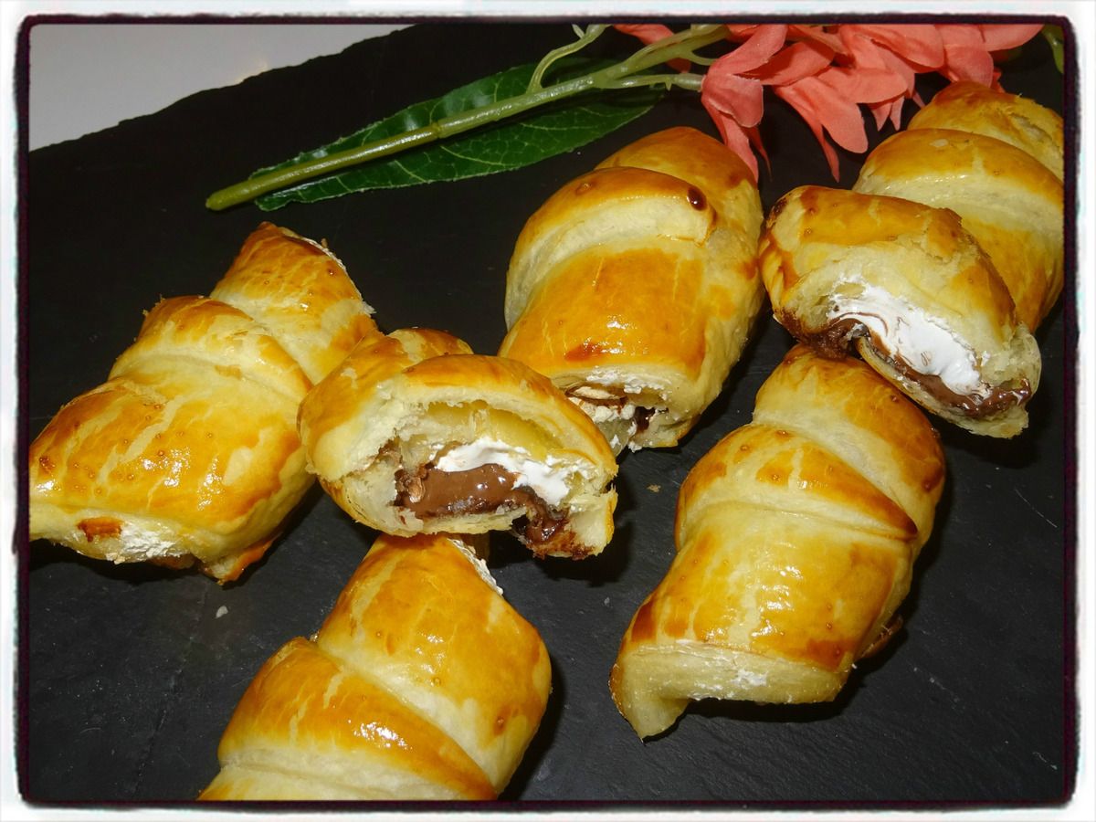 Recette - Mini-croissants au Nutella en vidéo 