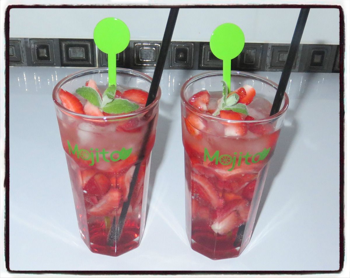 Mojito à la fraise