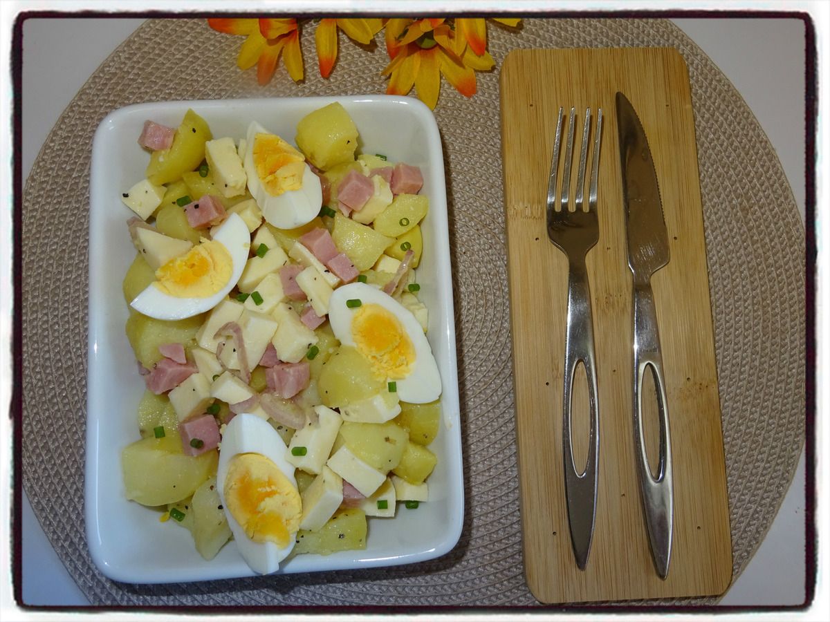 Salade de pommes de terre au babybel