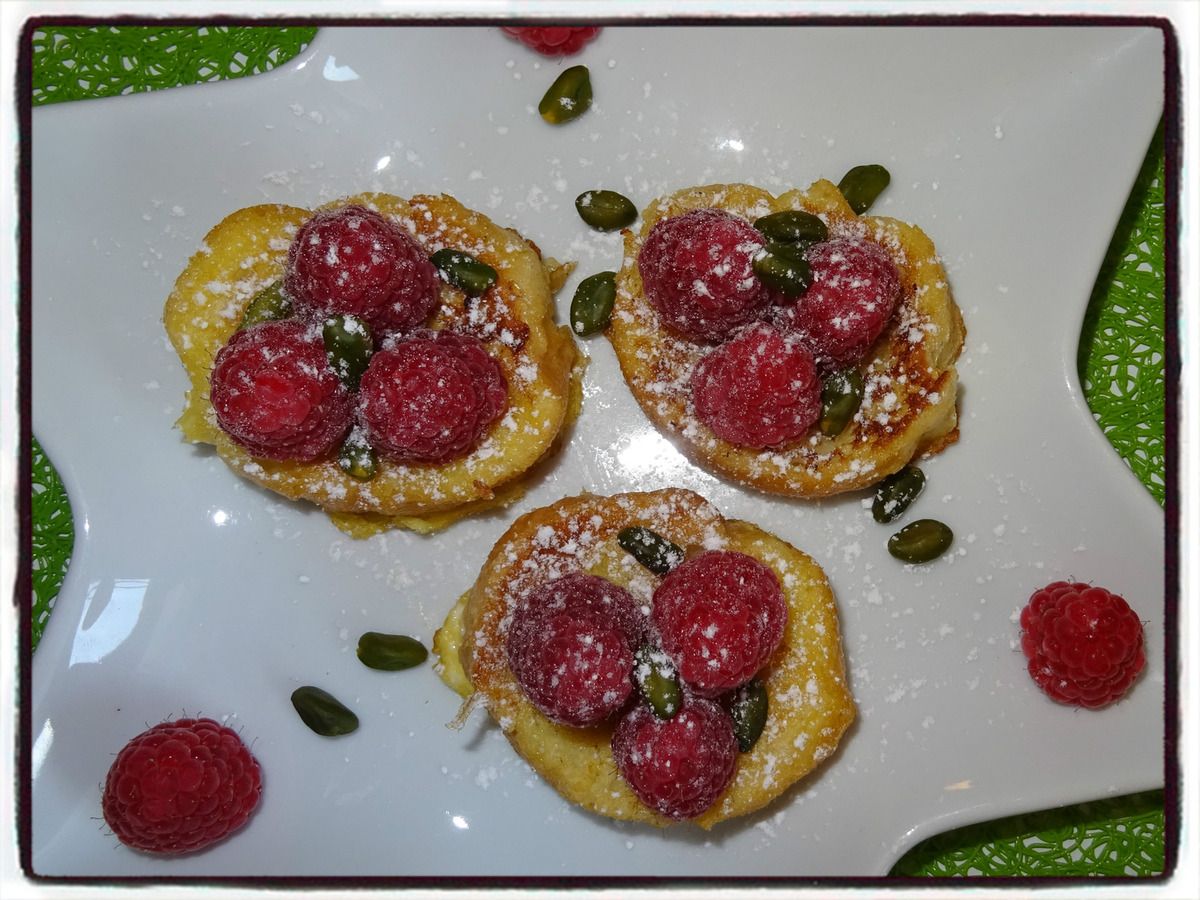 Pain Perdu A La Framboise Et Pistaches Recettes Faciles Les