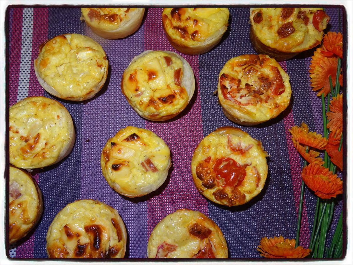 Muffins quiche - Recettes faciles - Les gâteaux de Stéph