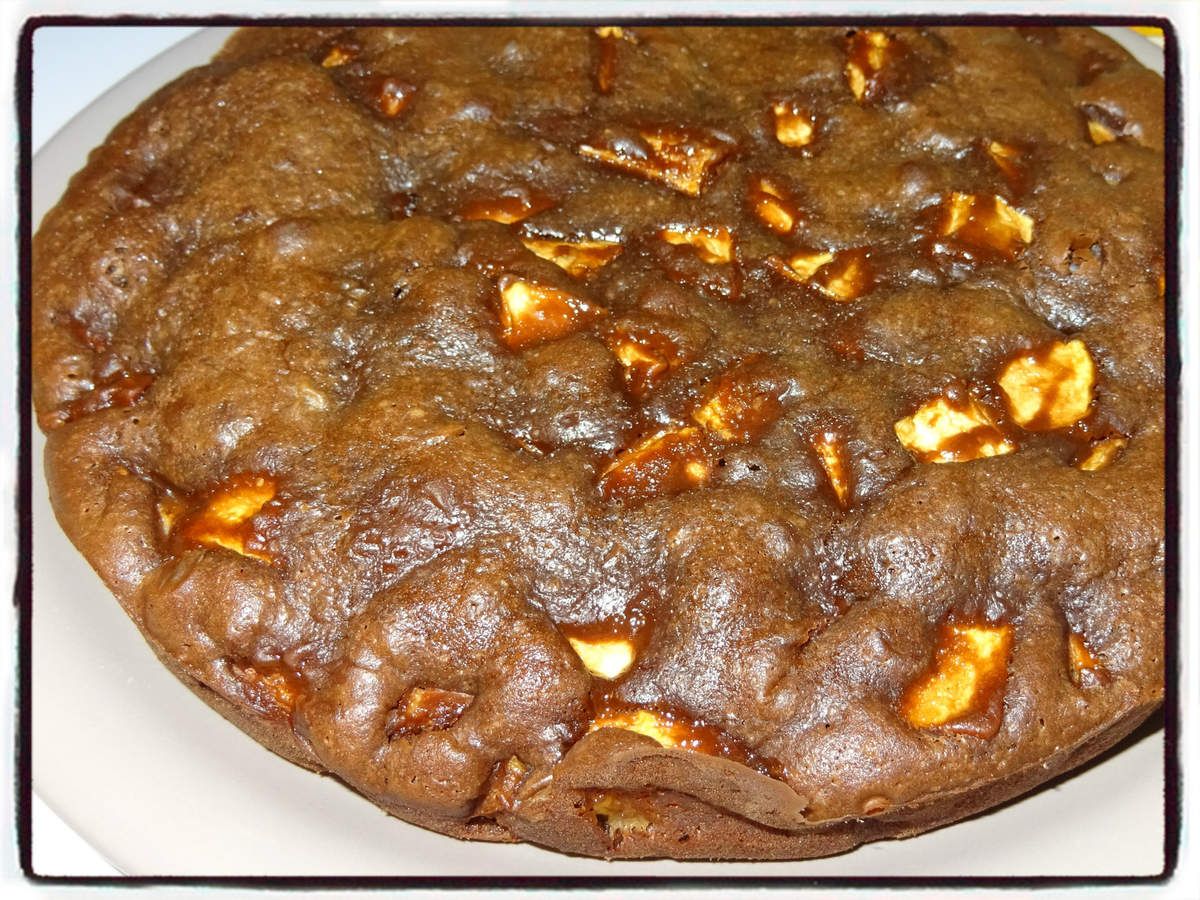 Fondant pommes chocolat
