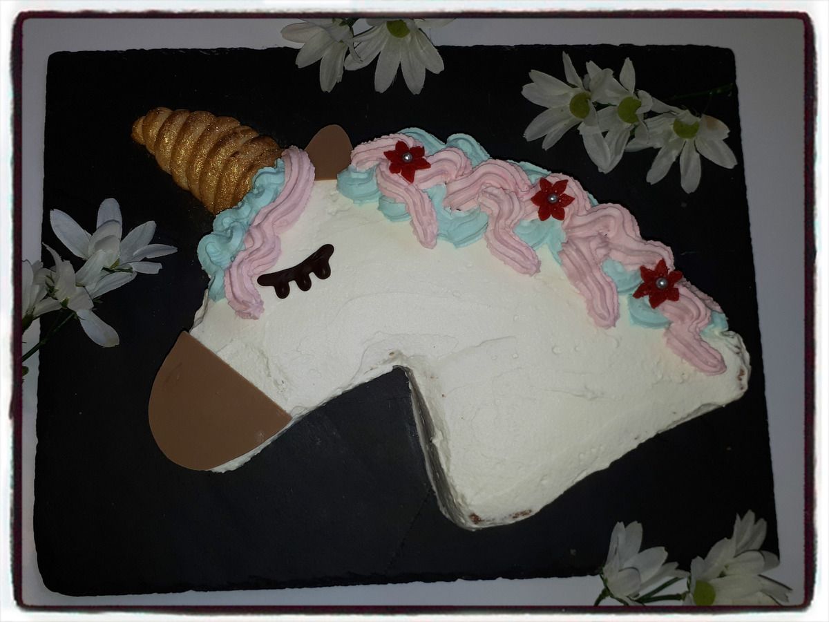 Gâteau licorne - Recettes faciles - Les gâteaux de Stéph