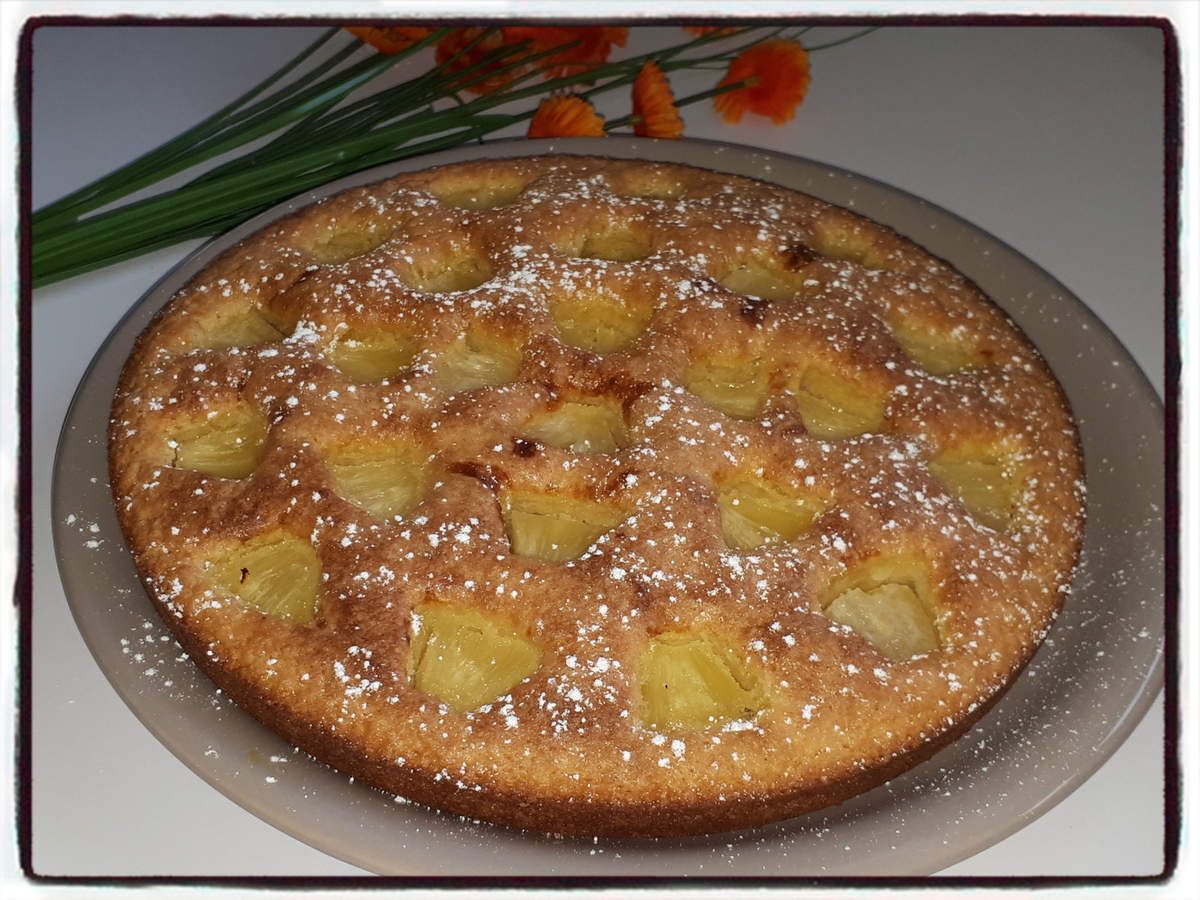Gateau Aux Amandes Et A L Ananas Recettes Faciles Les Gateaux De Steph