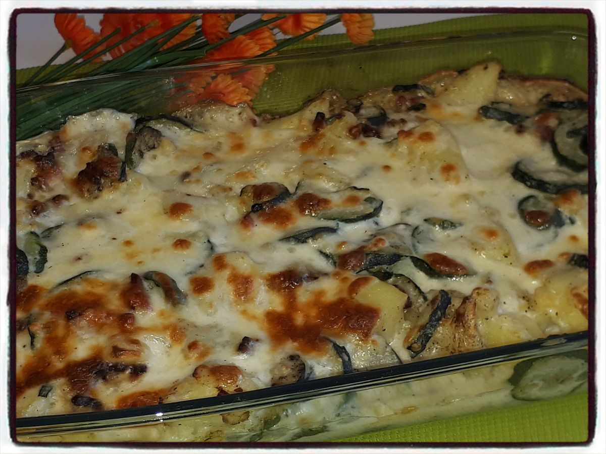 courgette à la béchamel