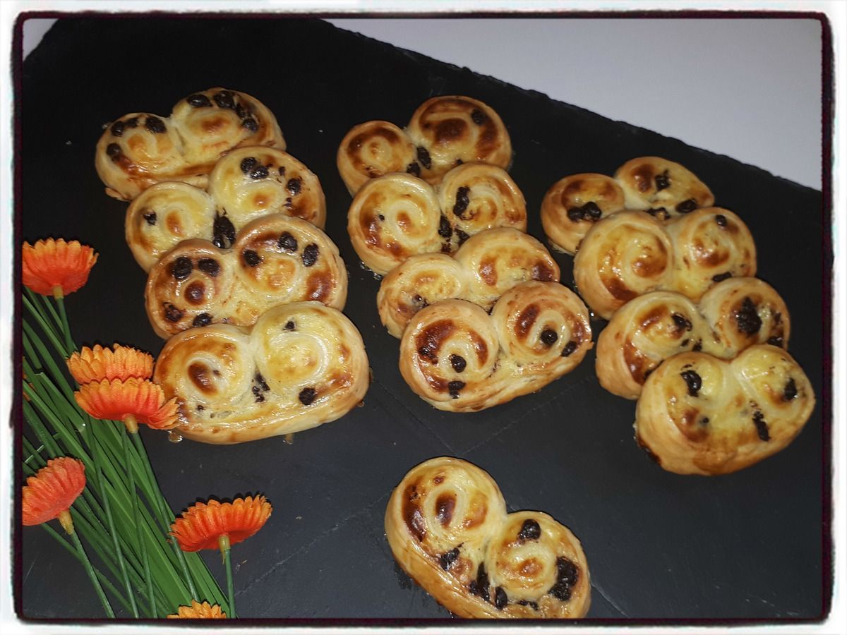 palmiers à la crème