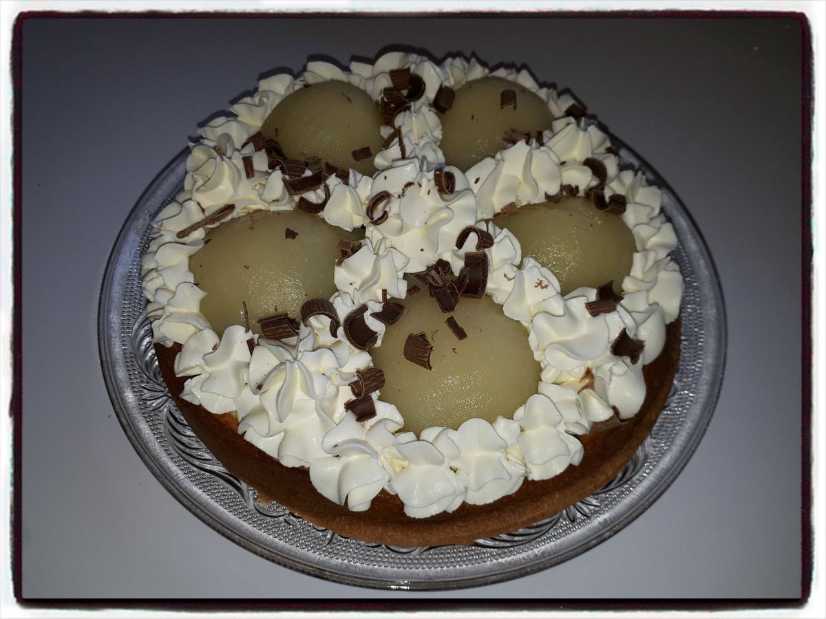 Genoise Poire Chocolat Recettes Faciles Les Gateaux De Steph