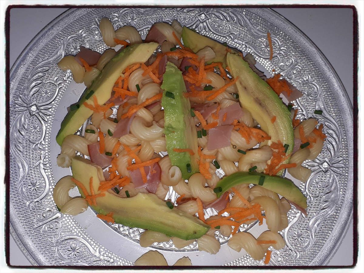 salade de pâte avocat