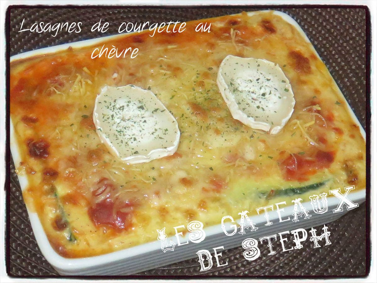 lasagnes de courgette chèvre