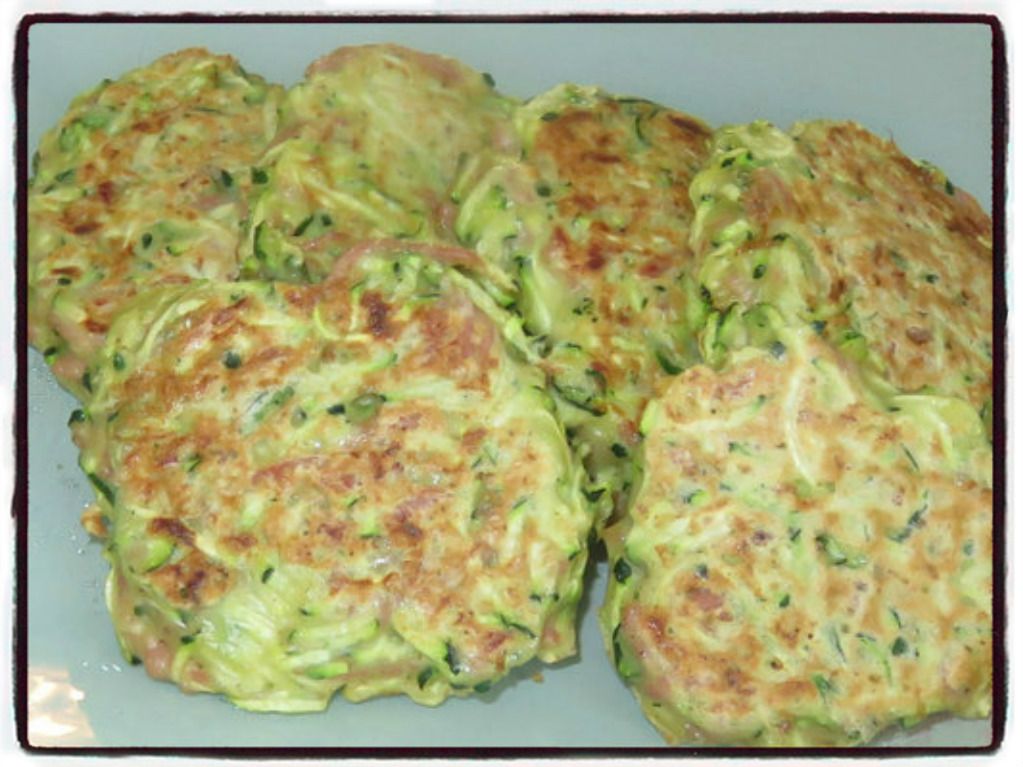 galettes de courgette