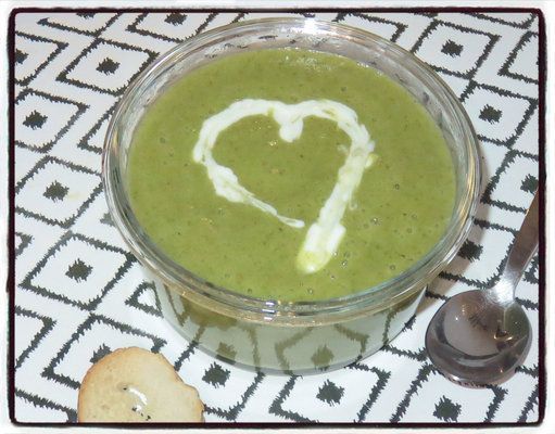 soupe de légumes verts