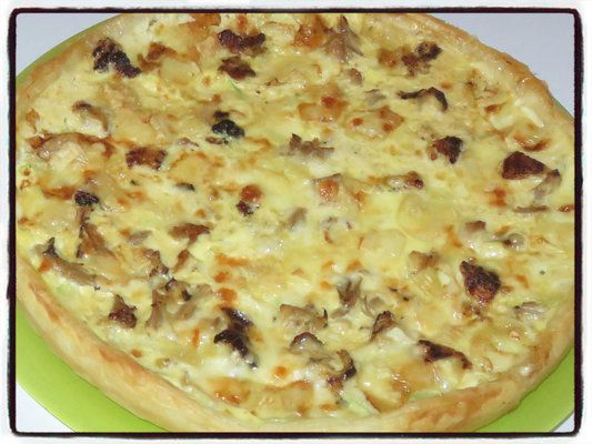 Tarte poulet courgette