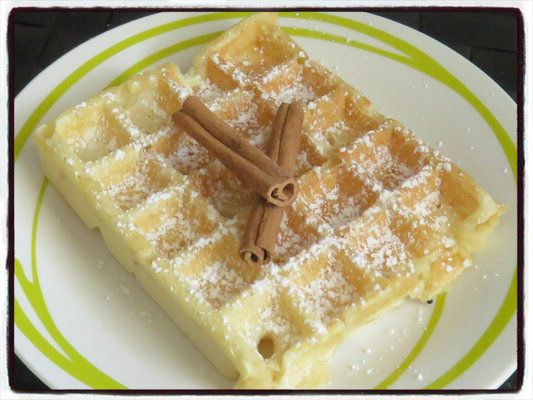 gaufre pomme cannelle