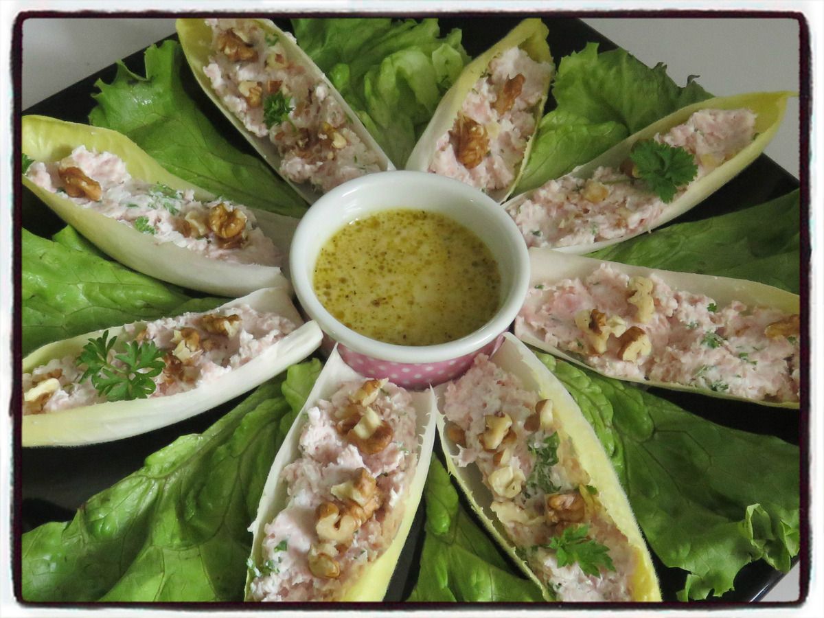 salade endive jambon