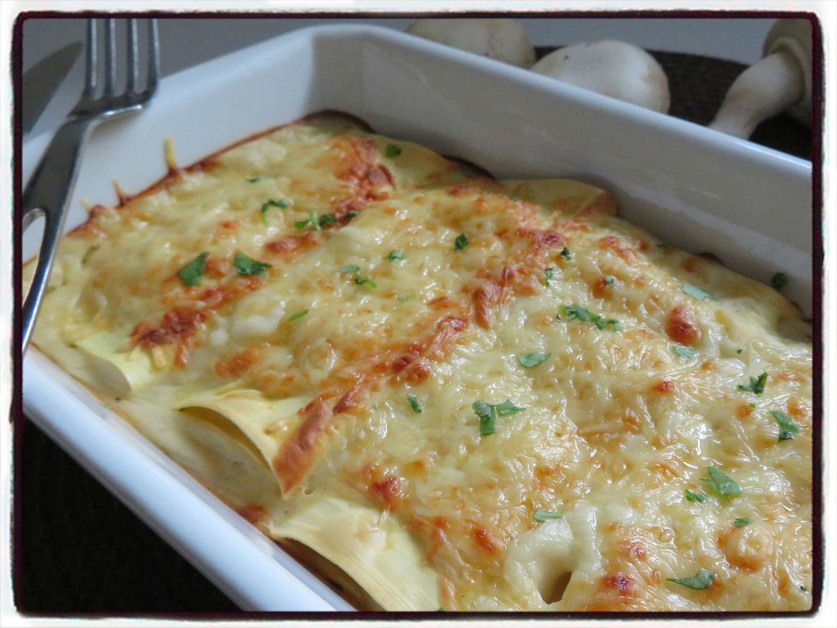 lasagnes au champignons
