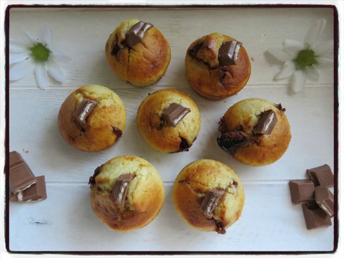 Muffins au kinder Recettes faciles Les gâteaux de Stéph