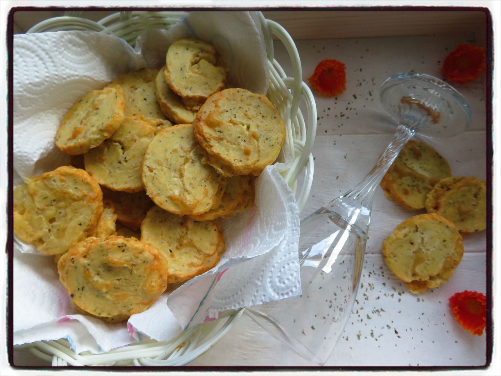 sablés comté origan apéritif