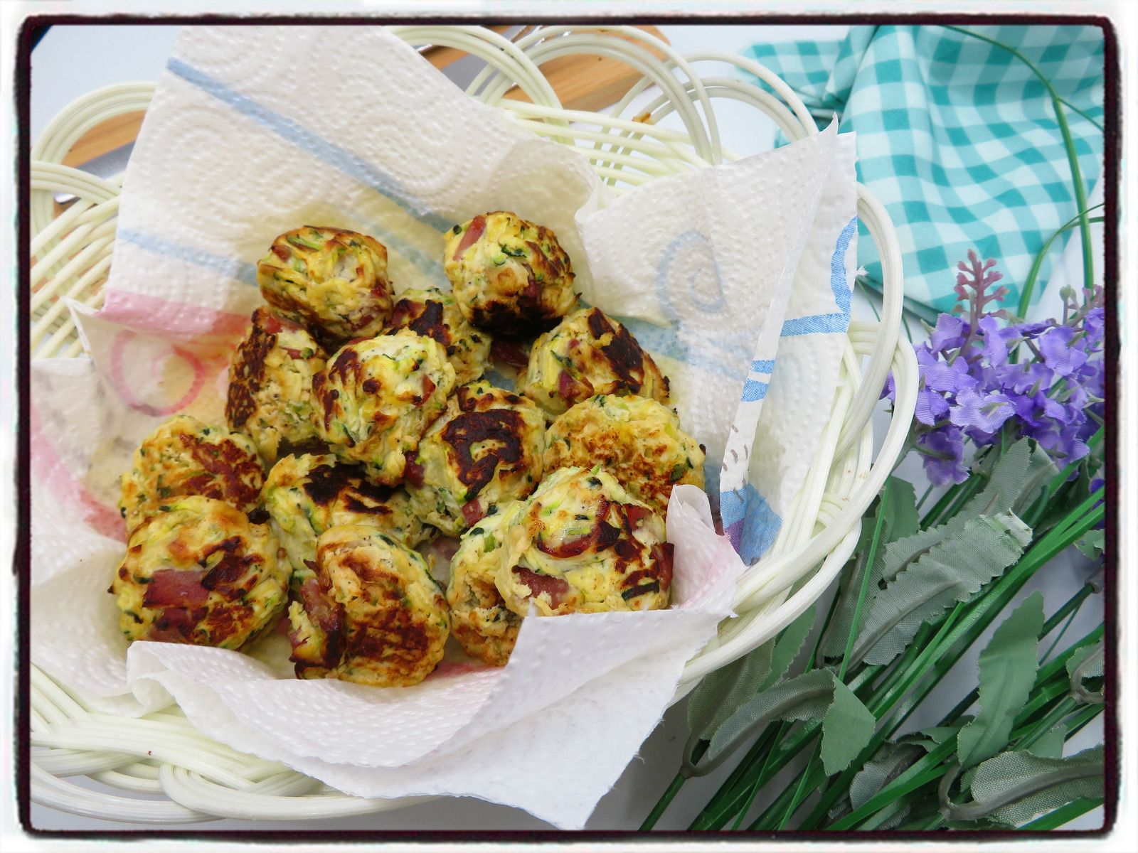 boulette galette courgette ricotta