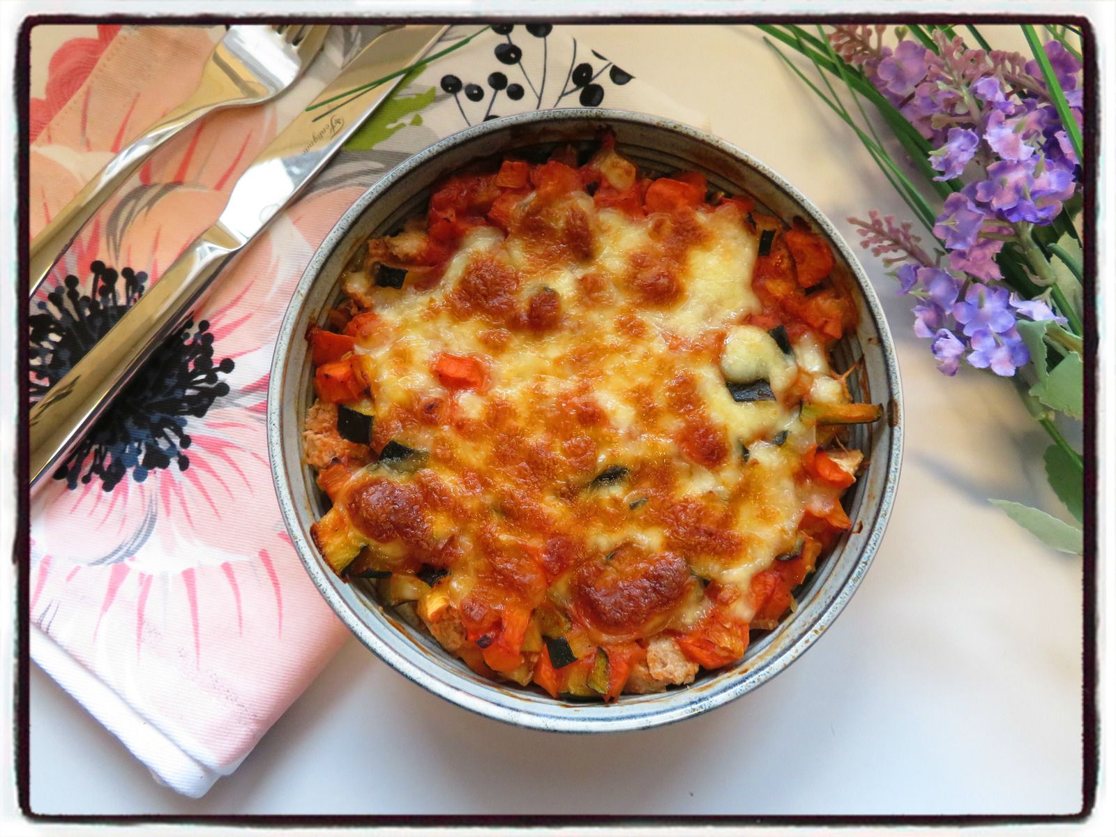 gratin thon légumes