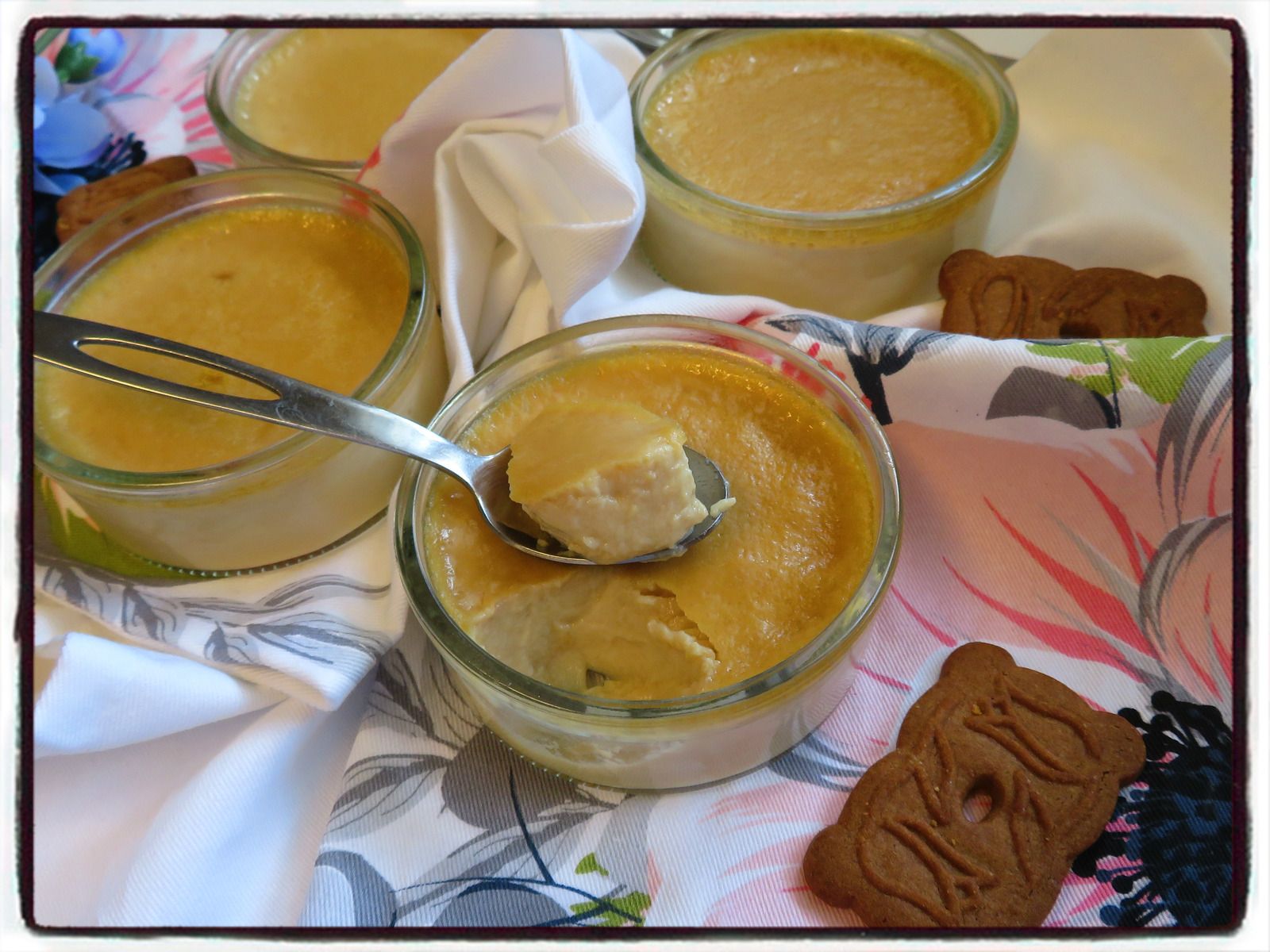 crème aux oeufs spéculoos
